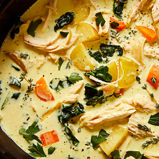 Slow-Cooker Creamy Chicken & Potato Soup