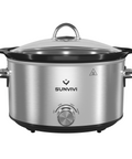 Sunvivi 4QT Slow Cooker with 3 Heat Settings