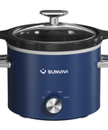 Sunvivi 2QT Slow Cooker with 3 Heat Settings