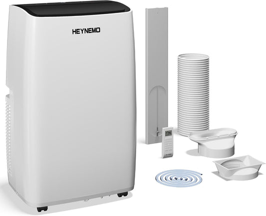 14,000 BTU 3-in-1 Portable Air Conditioner with Heat, Dehumidifier & Fan, Smart WiFi Control