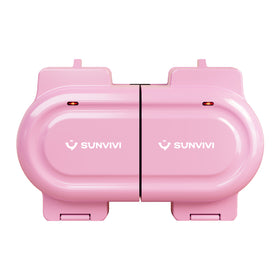 Sunvivi Digital Waffle Maker, 4-Slice Belgian Waffle Iron with LCD Display
