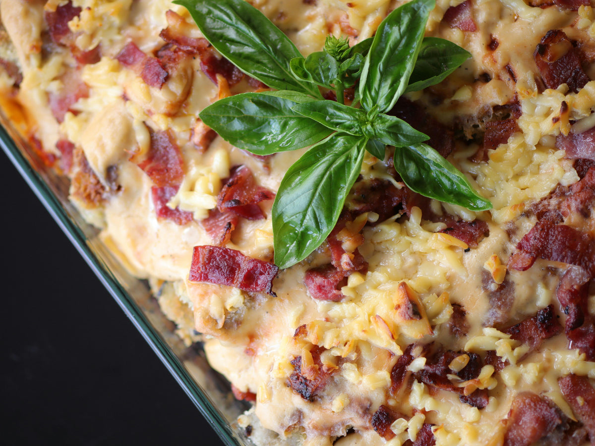 Loaded Cheesy Bacon Mashed Potatoes