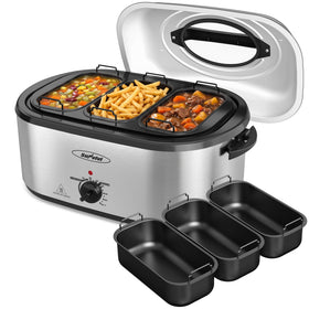 Sunvivi 22QT Electric Roaster Oven with Trays
