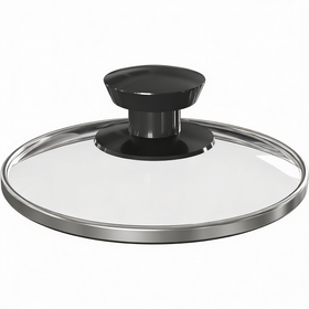 Sunvivi 1.25Qt Tempered Glass Lid Replacement for Sunvivi Dual Slow Cooker Cover, Clear, Dishwasher Safe