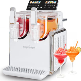 Sunvivi Dual-Tank Slushie Machine with 5 Presets
