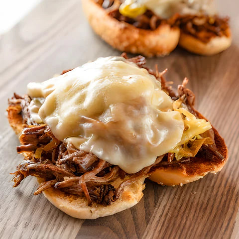 Slow-Cooker Drip Beef Sandwiches