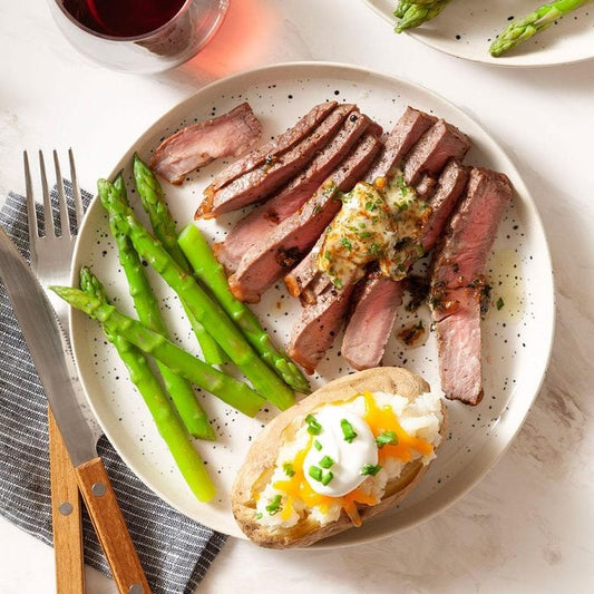 Air-Fryer Garlic-Butter Steak