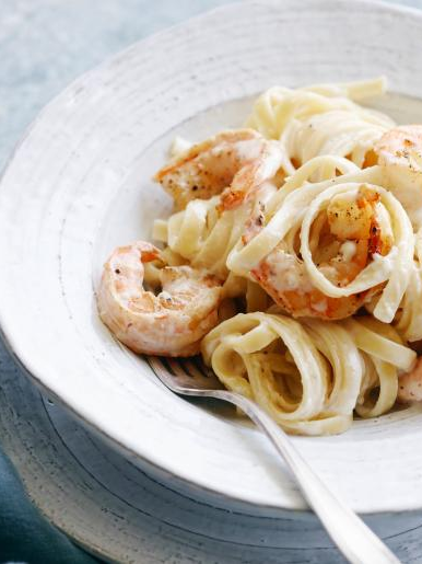 Shrimp Fettuccine Alfredo