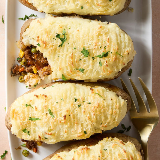 Shepherd's Pie Potato Skins