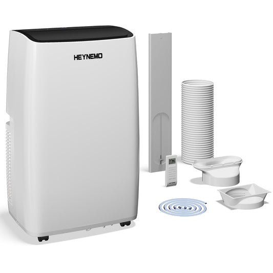 14,000 BTU 3-in-1 Portable Air Conditioner with Heat, Dehumidifier & Fan, Smart WiFi Control
