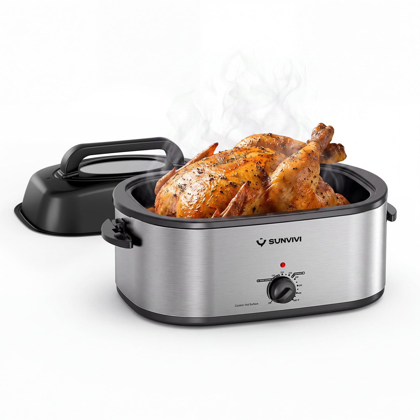 Sunvivi 18 QT Electric Roaster, Turkey Roaster Oven