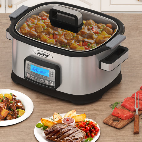 Sunvivi 6.5QT 11-in-1 Multi Cooker with Smart Touch Control