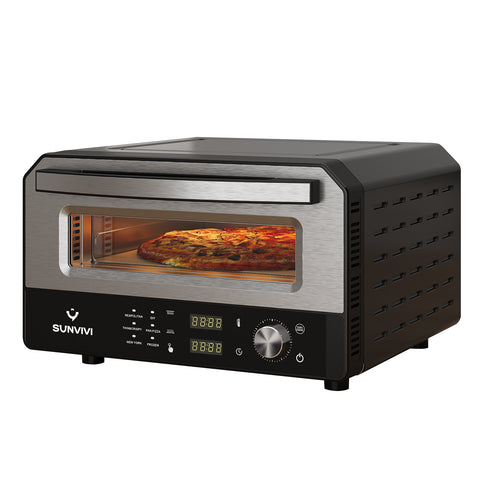 Sunvivi 14" Pizza Oven with 6 Presets