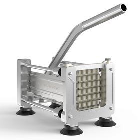 Sunvivi French Fry Cutter with 1/2 Inch and 3/8 Inch Blades