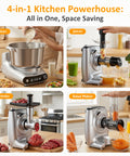 4-in-1 Multifunction Stand Mixer with Fermentation 5.3QT Electric Dough Mixer