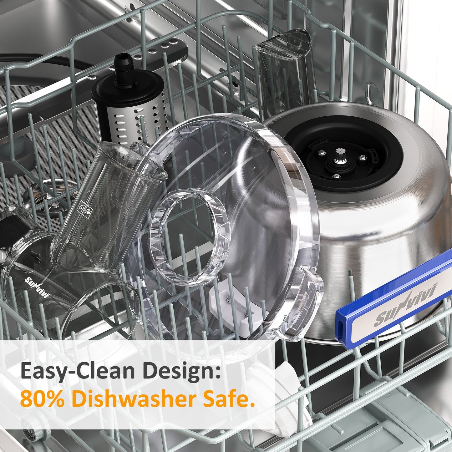 4-in-1 Multifunction Stand Mixer with Fermentation 5.3QT Electric Dough Mixer