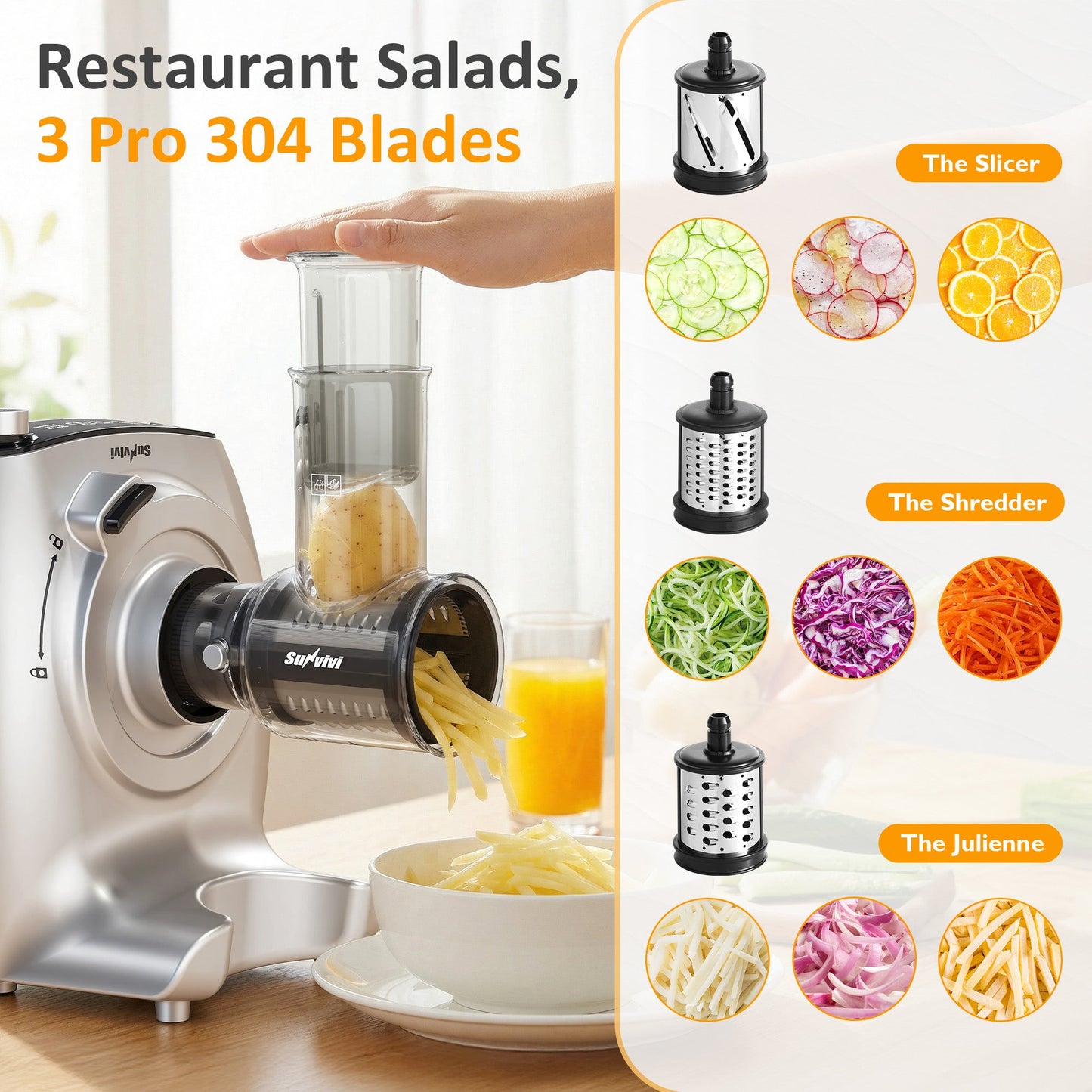 4-in-1 Multifunction Stand Mixer with Fermentation 5.3QT Electric Dough Mixer