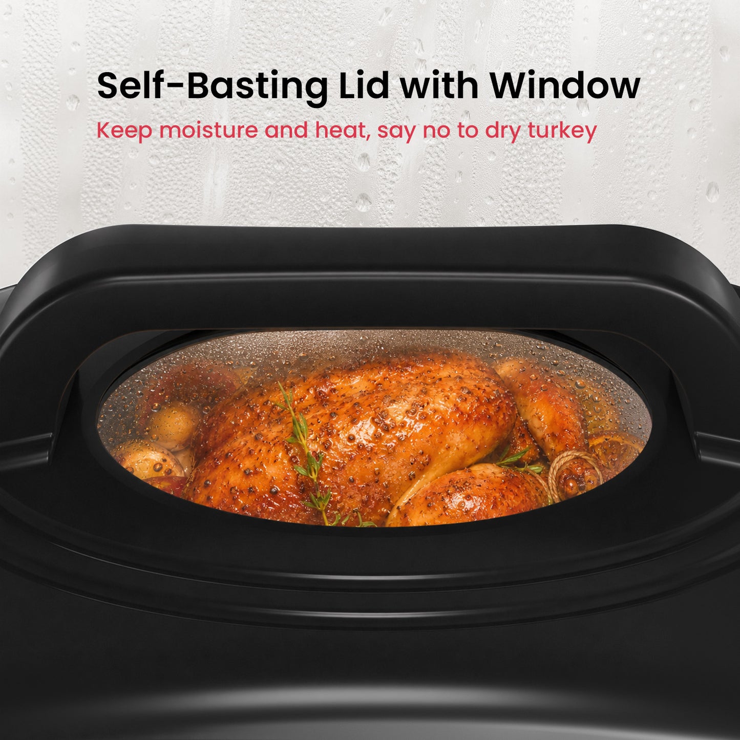 Sunvivi 18 QT Electric Roaster, Turkey Roaster Oven