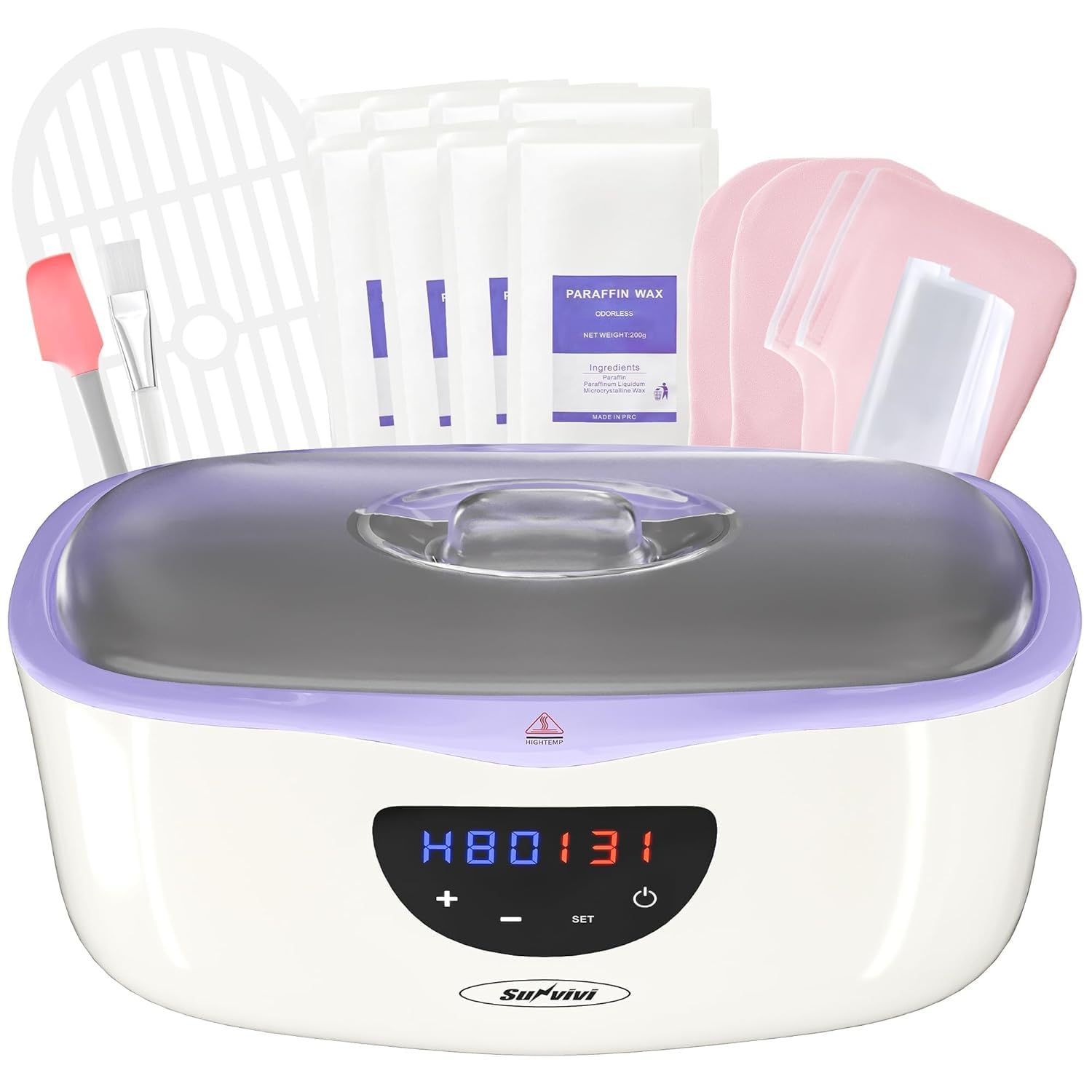 Sunvivi Paraffin Wax Machine for Hand and Feet 4000ml Large Capacity Paraffin Bath Machine