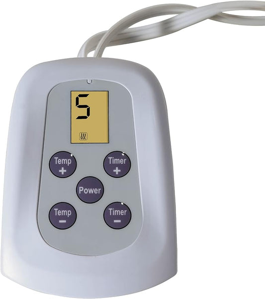 Sunvivi Controller for Electric Blanket King, Yellowish Light, LCD Display