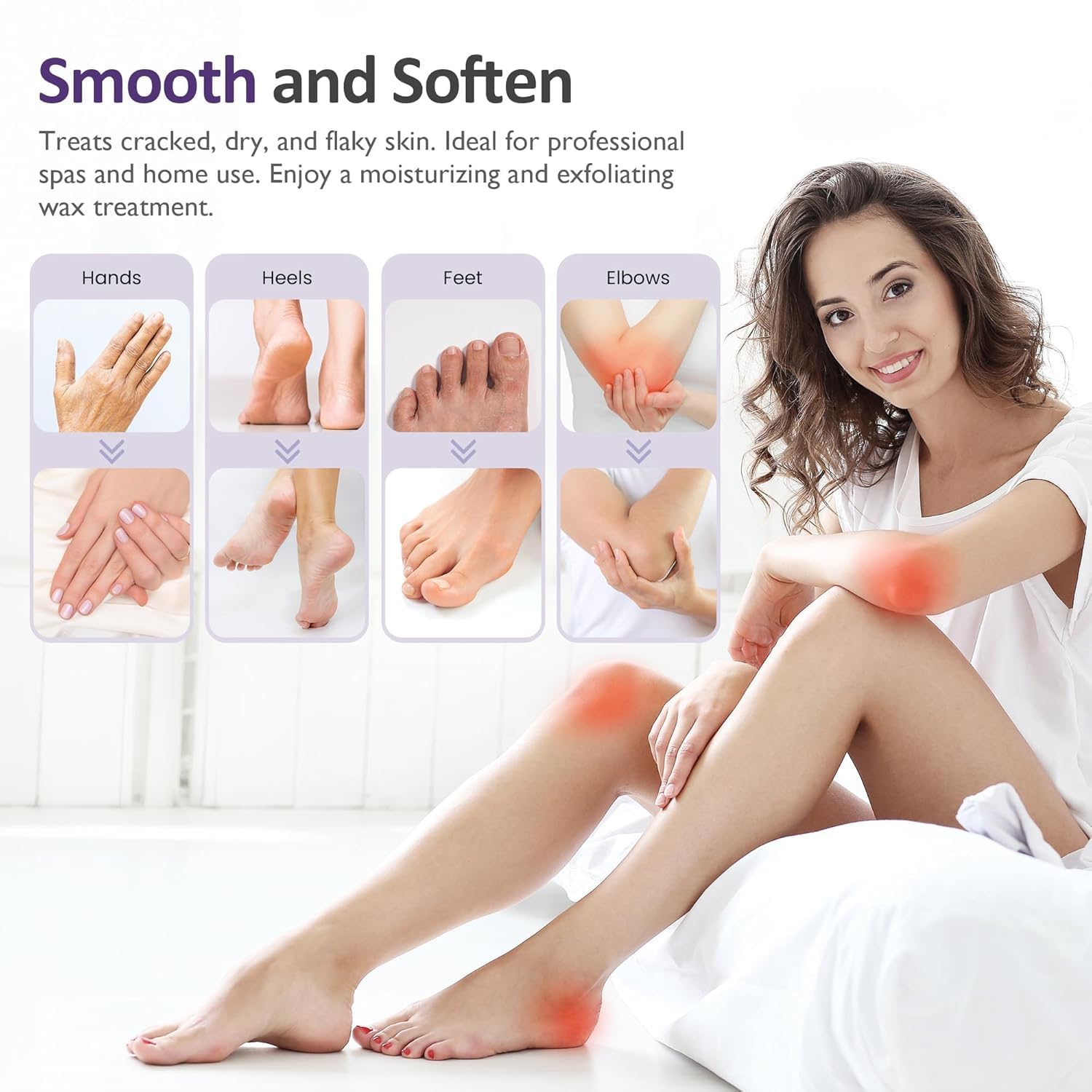 Sunvivi Paraffin Wax Machine for Hand and Feet 4000ml Large Capacity Paraffin Bath Machine