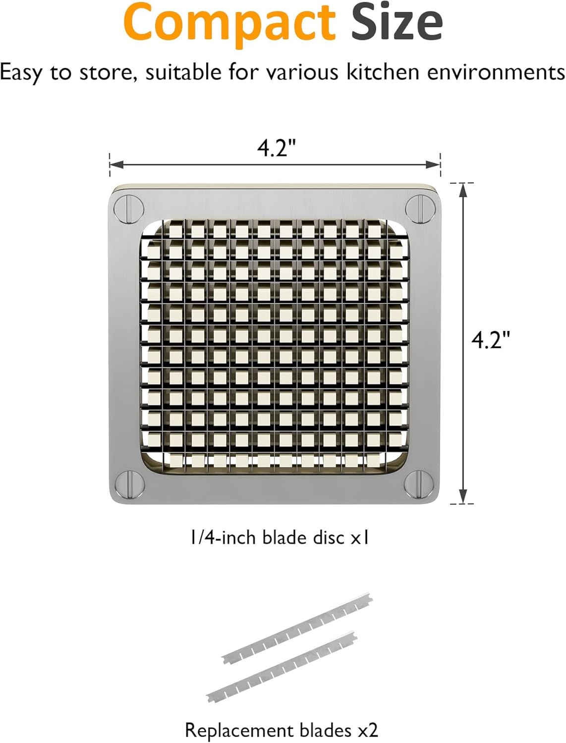Sunvivi 1/4inch Replacement Chopper Blade
