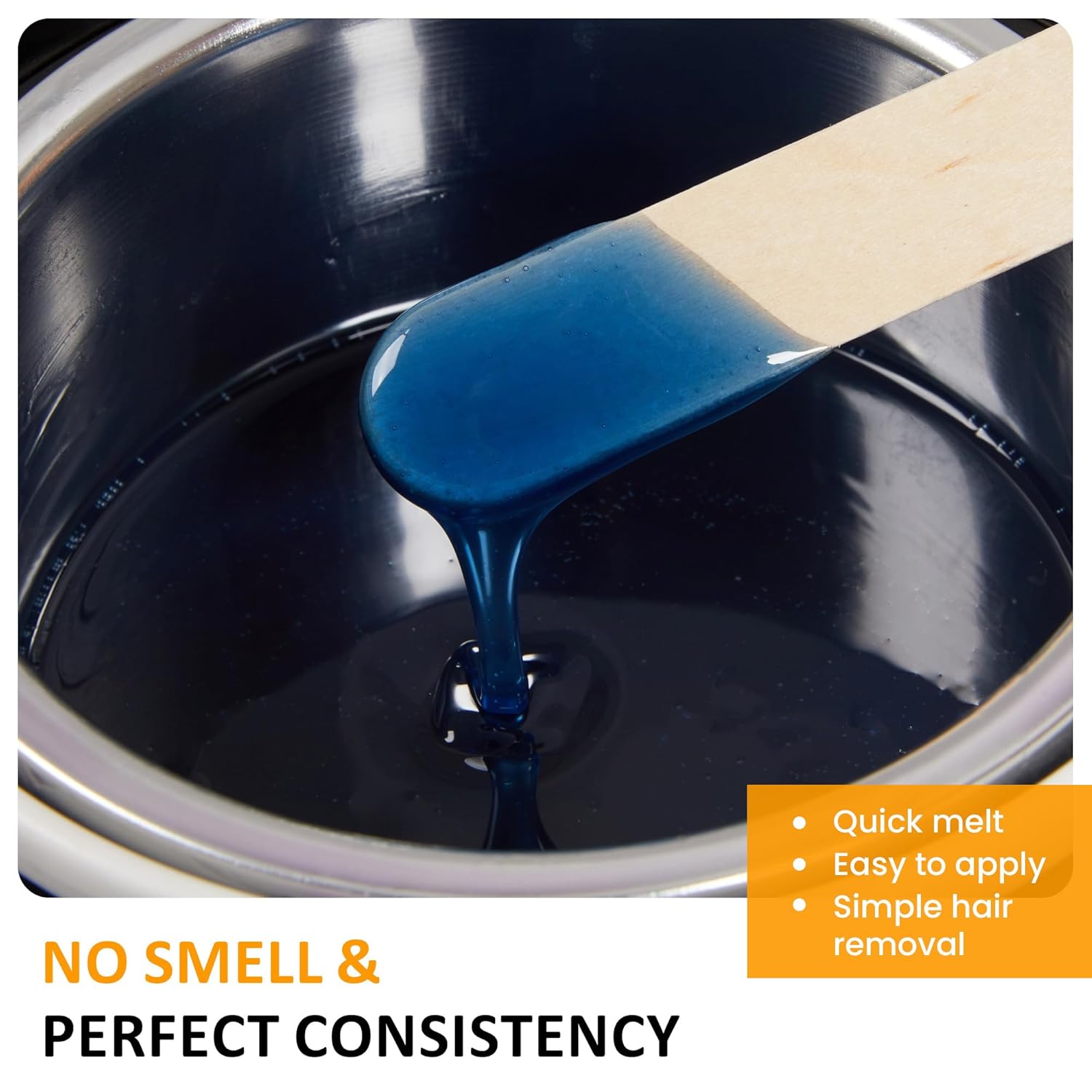 Sunvivi Hard Wax Beads for Hair Removal 2.5lb, Brazilian Bikini Hard Waxing Kit