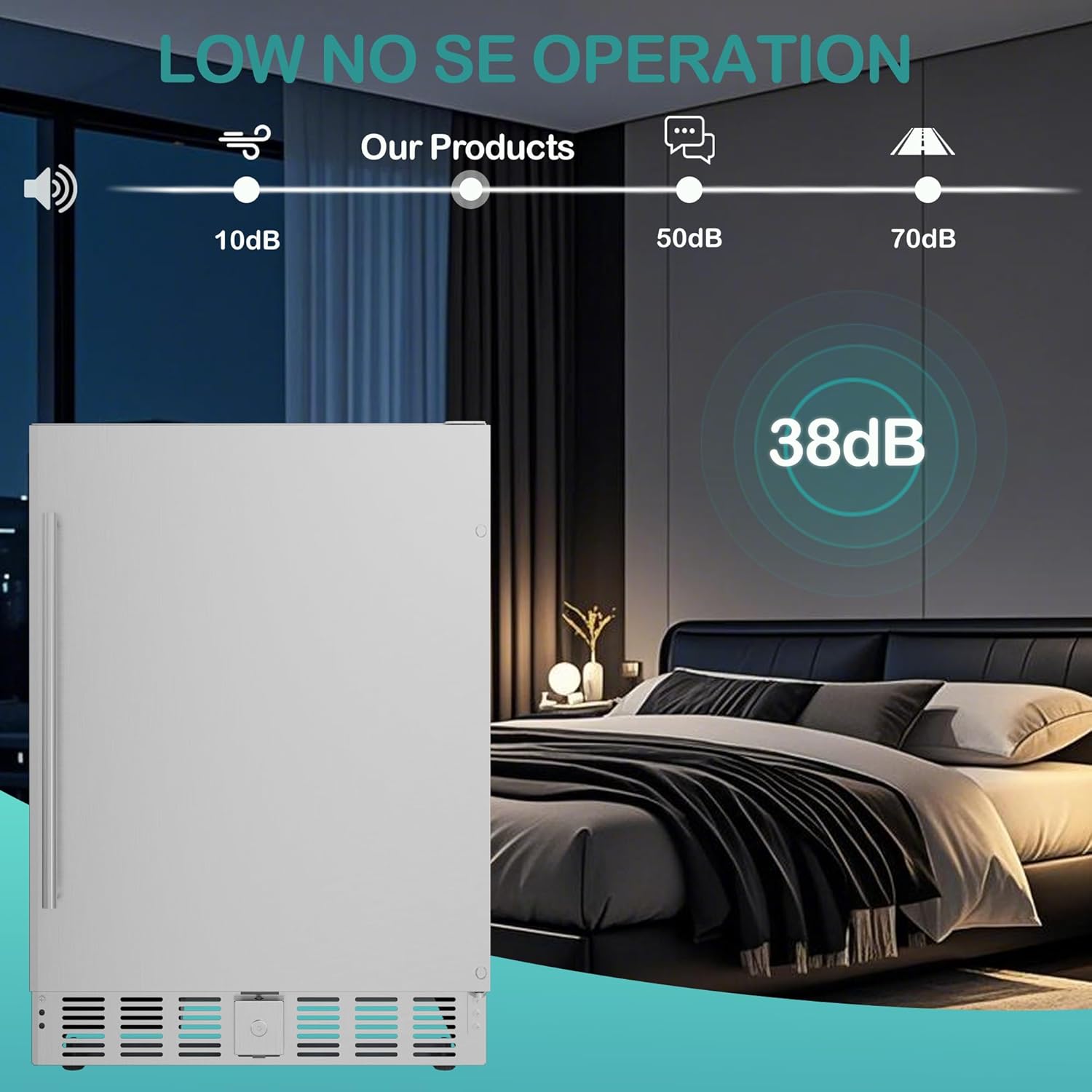 24 Inch Outdoor Beverage Refrigerator