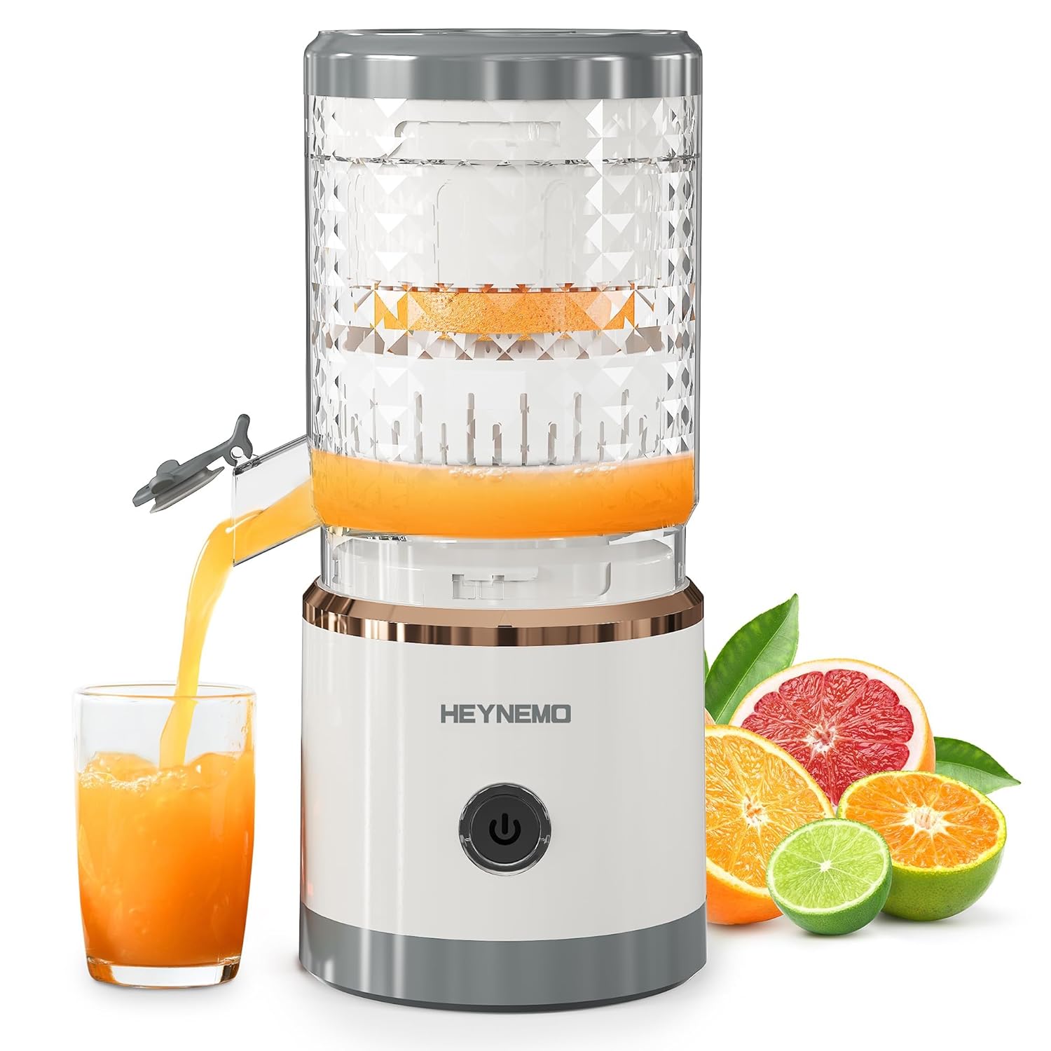 Sunvivi Electric Citrus Juicer Machines, Rechargeable Lemon Juicer Squeezer with USB Cable