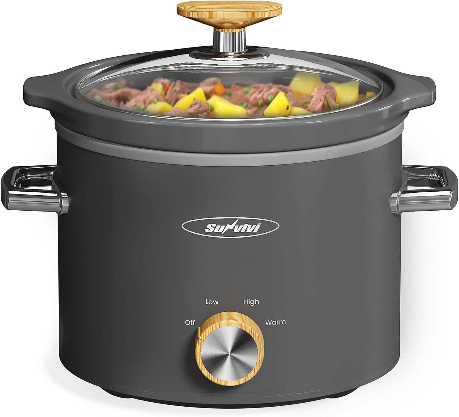 Sunvivi 2 Quart Slow Cooker