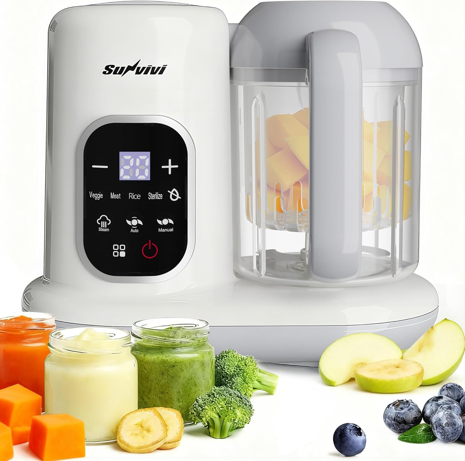 Sunvivi Baby Food Maker: All-in-one Baby Food Processor