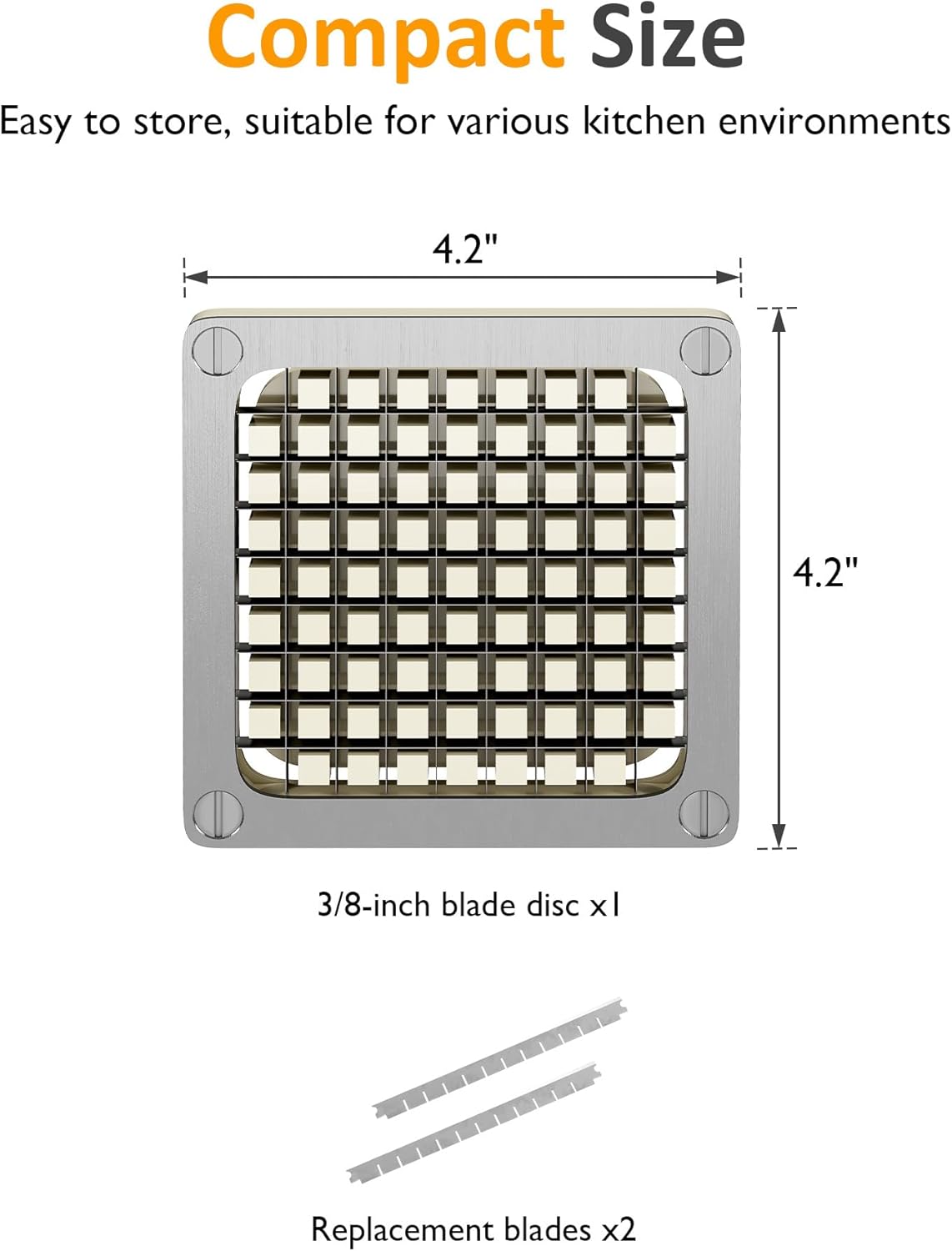 Sunvivi 3/8inch Replacement Chopper Blade