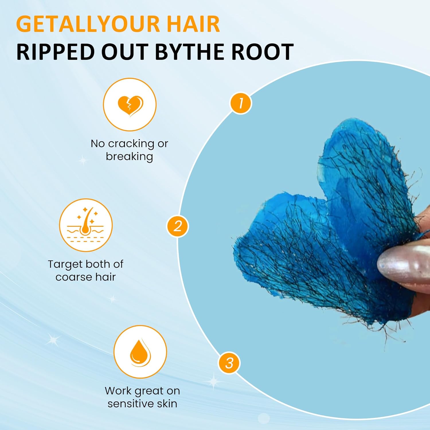 Sunvivi Hard Wax Beads for Hair Removal 2.5lb, Brazilian Bikini Hard Waxing Kit