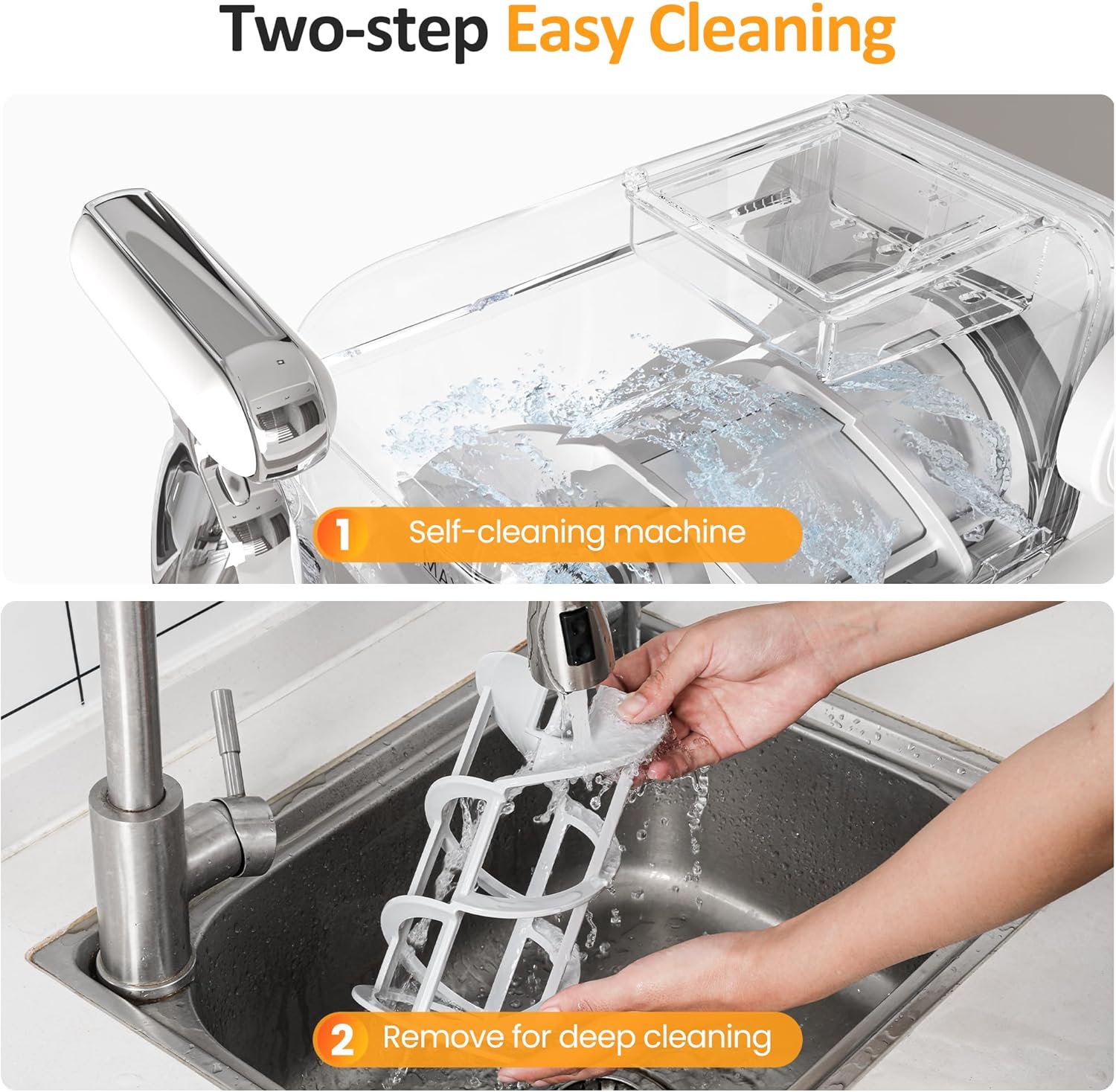 Sunvivi Slushie Machine for Home: 68oz Single-Tank Frozen Drink Maker