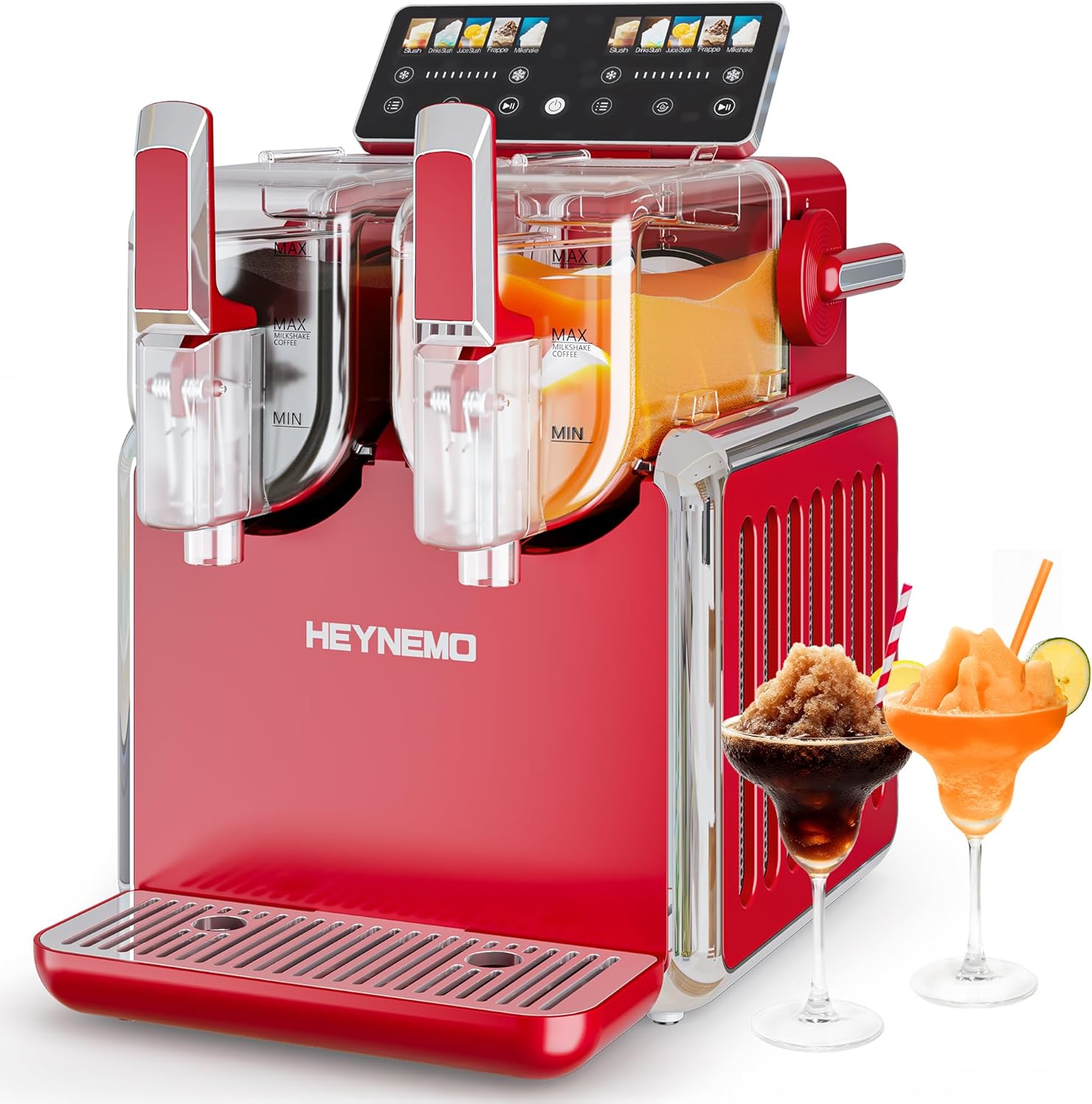 Sunvivi Slushie Machine for Home: 68oz Single-Tank Frozen Drink Maker