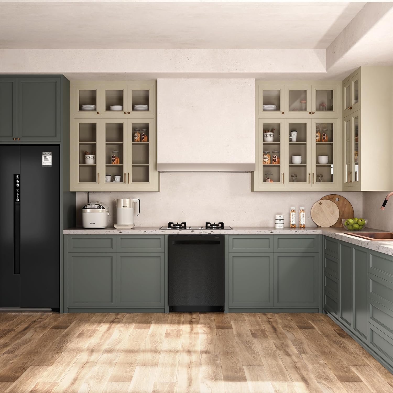 Sunvivi Built-in Dishwasher, 14-16 Place Settings Large Capacity Dish Washer