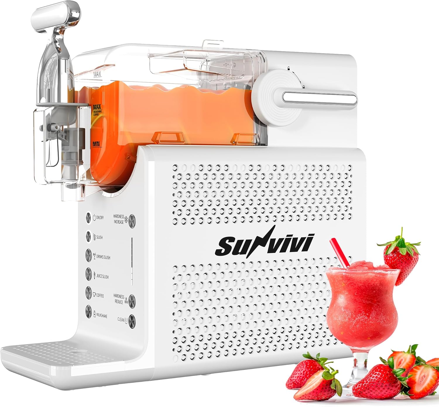 Sunvivi Slushie Machine for Home: 68oz Single-Tank Frozen Drink Maker
