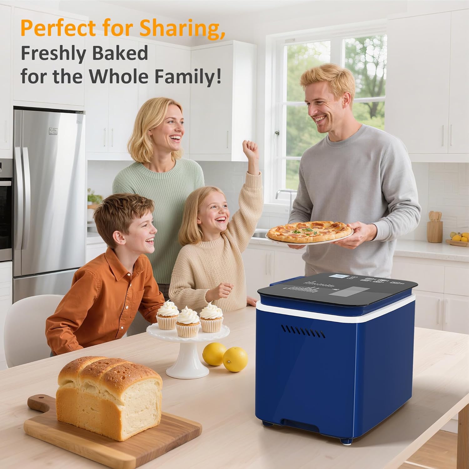 Sunvivi 2.2LB Bread Maker Machine: 21 Programs Bread Maker