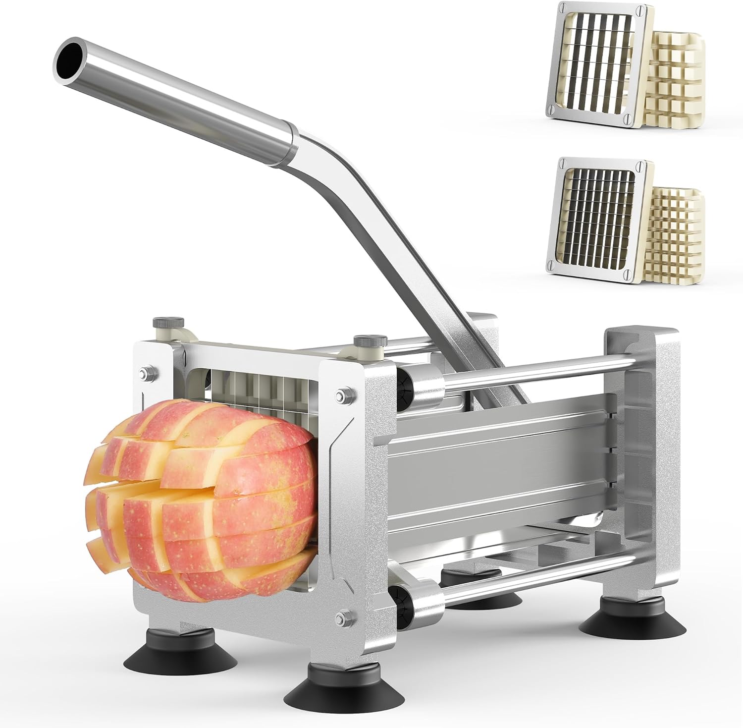 Sunvivi French Fry Cutter Stainless Steel Potato Slicer