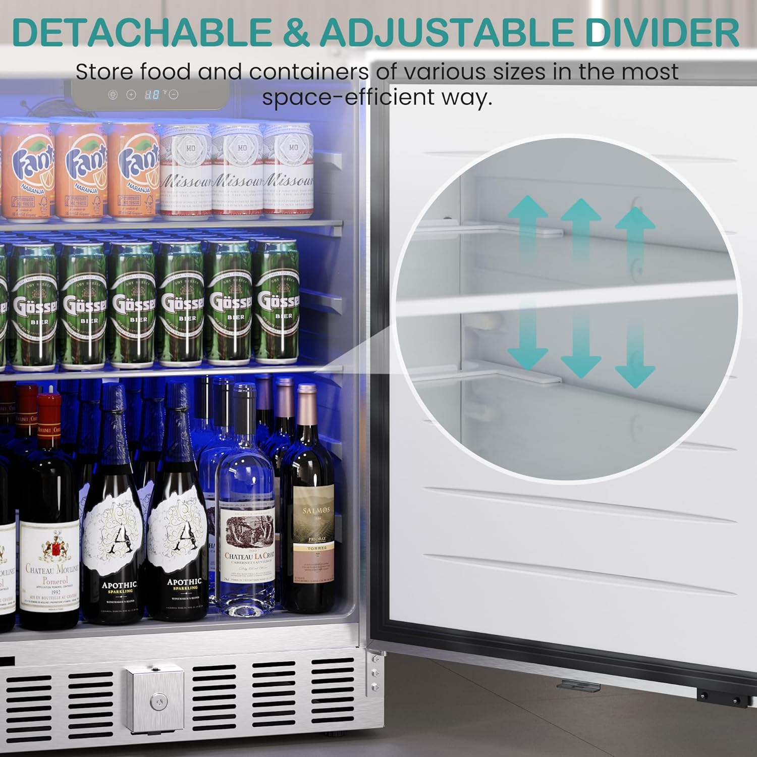 24 Inch Outdoor Beverage Refrigerator