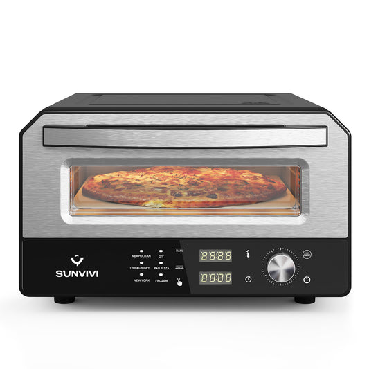 Sunvivi 14" Pizza Oven with 6 Presets