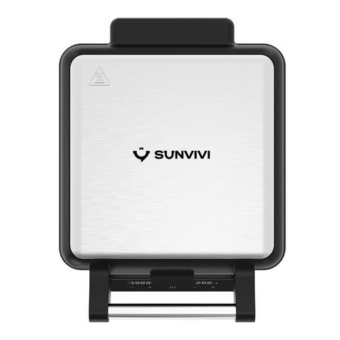 Sunvivi 4-Slice Belgian Digital Waffle Maker