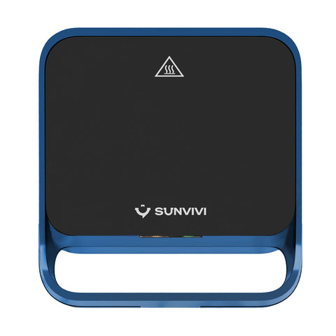 Sunvivi 3-in-1 Sandwich Maker with Glass Top