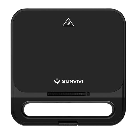 Sunvivi 3-in-1 Sandwich Maker with Glass Top