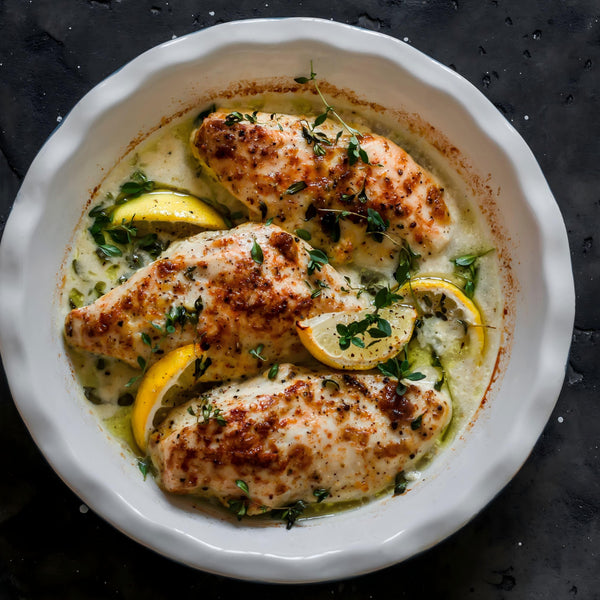 Slow Cooker Creamy Lemon Chicken