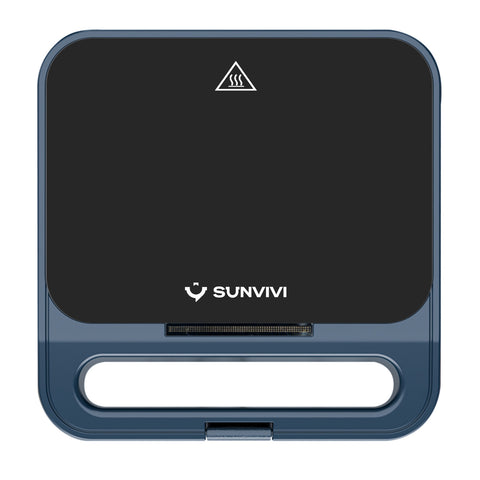Sunvivi 3-in-1 Sandwich Maker with Glass Top