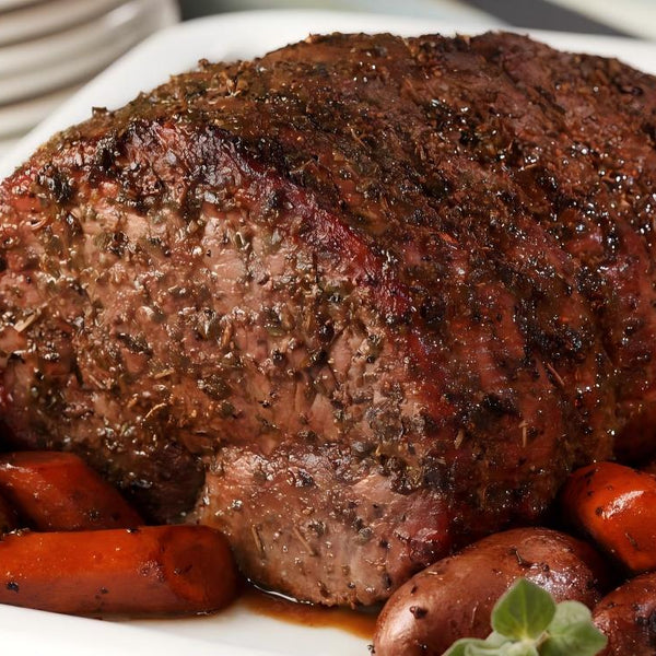 Herb-Crusted Beef Round Roast
