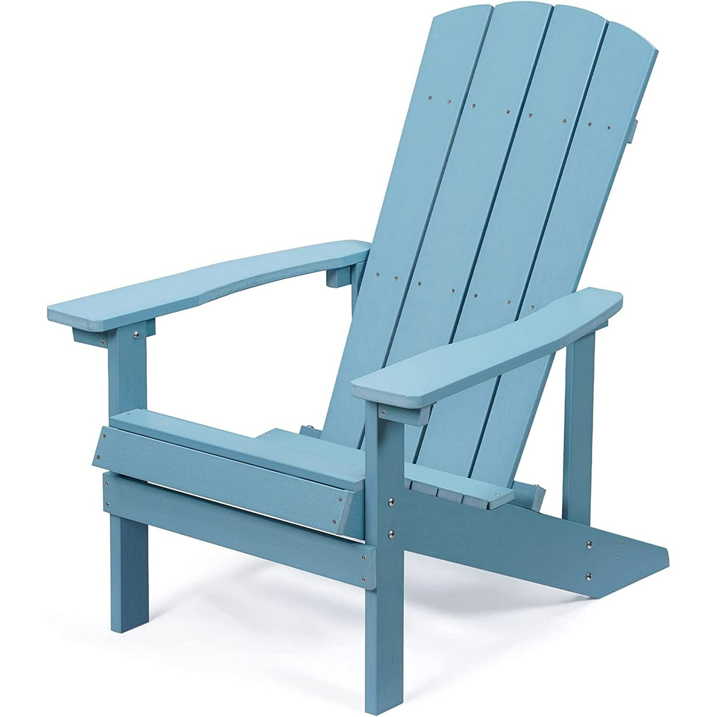 Adirondack Chairs, Outdoor Weather Resistant Plastic Fire Pit Chairs, 350 LBS Patio Adirondack Chair for Easy Assembly