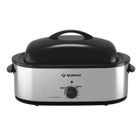 Sunvivi 18 QT Electric Roaster, Turkey Roaster Oven