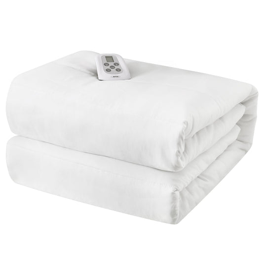 Sunvivi TwinSize Heated Mattress, Electric Bed Mattress Pad with 12-Hour Timer & 10 Heat Settings, Full Bed Warmer, Machine Washable, 39in x 75in